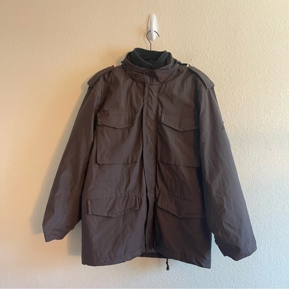 All Saints Heavy Winter Field Jacket with Zip In Liner Men's Size Medium